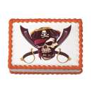 Pirate Skull Edible Icing Image